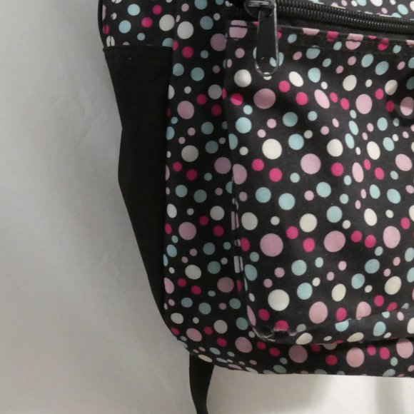 IMPACT, Distributed By Holiday Group, colorful polka dot print backpack, GUC - Picture 5 of 13